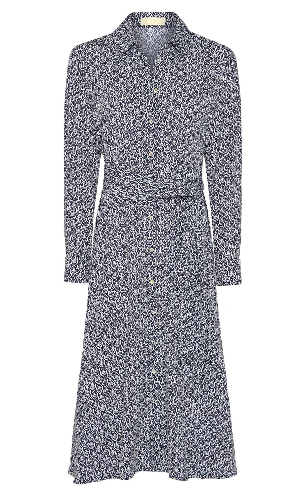 Lulu Shirt Dress - Navy Jaipur - 50% Off
