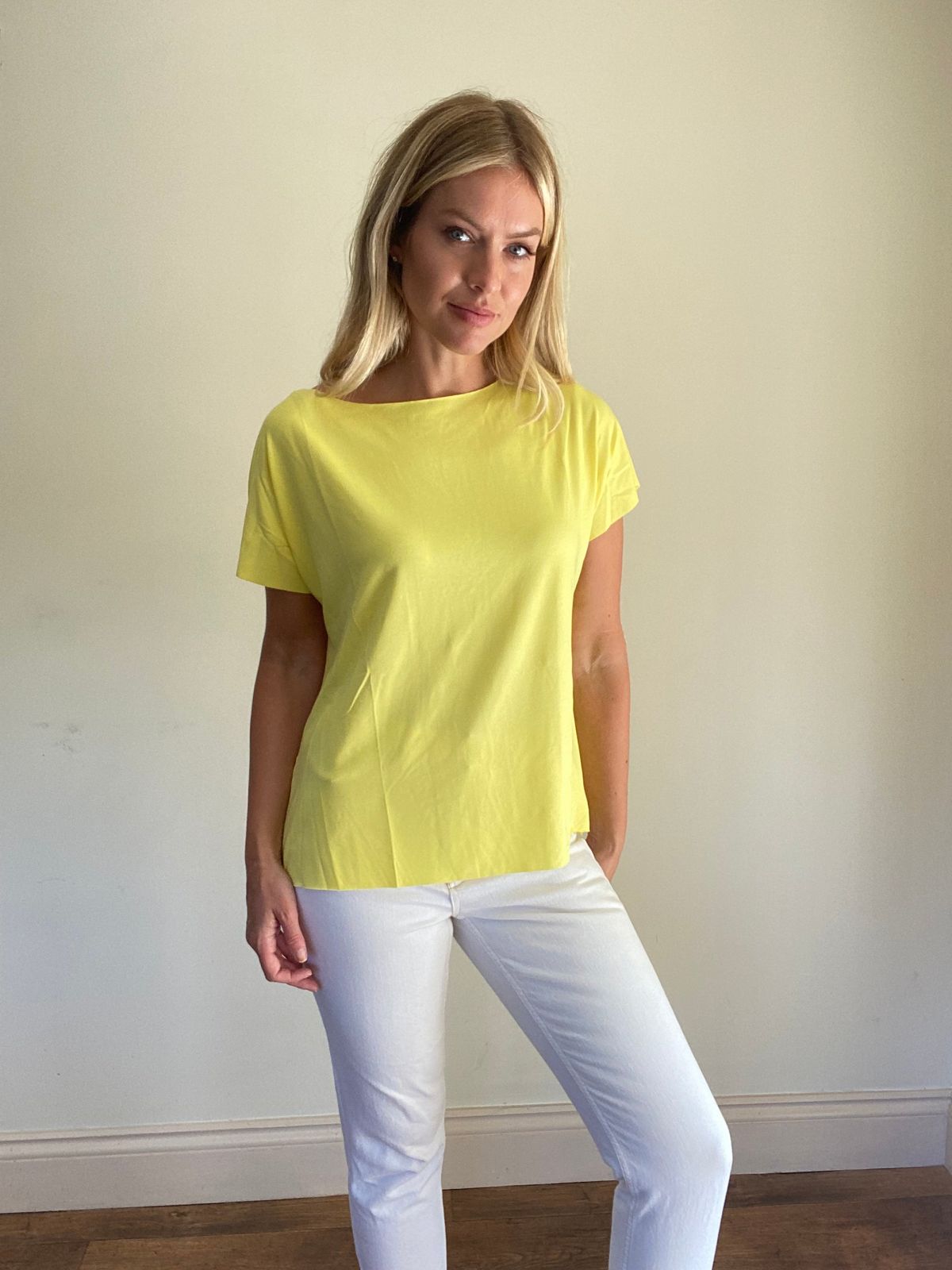 Della Loose Fit Wide Neck T-Shirt