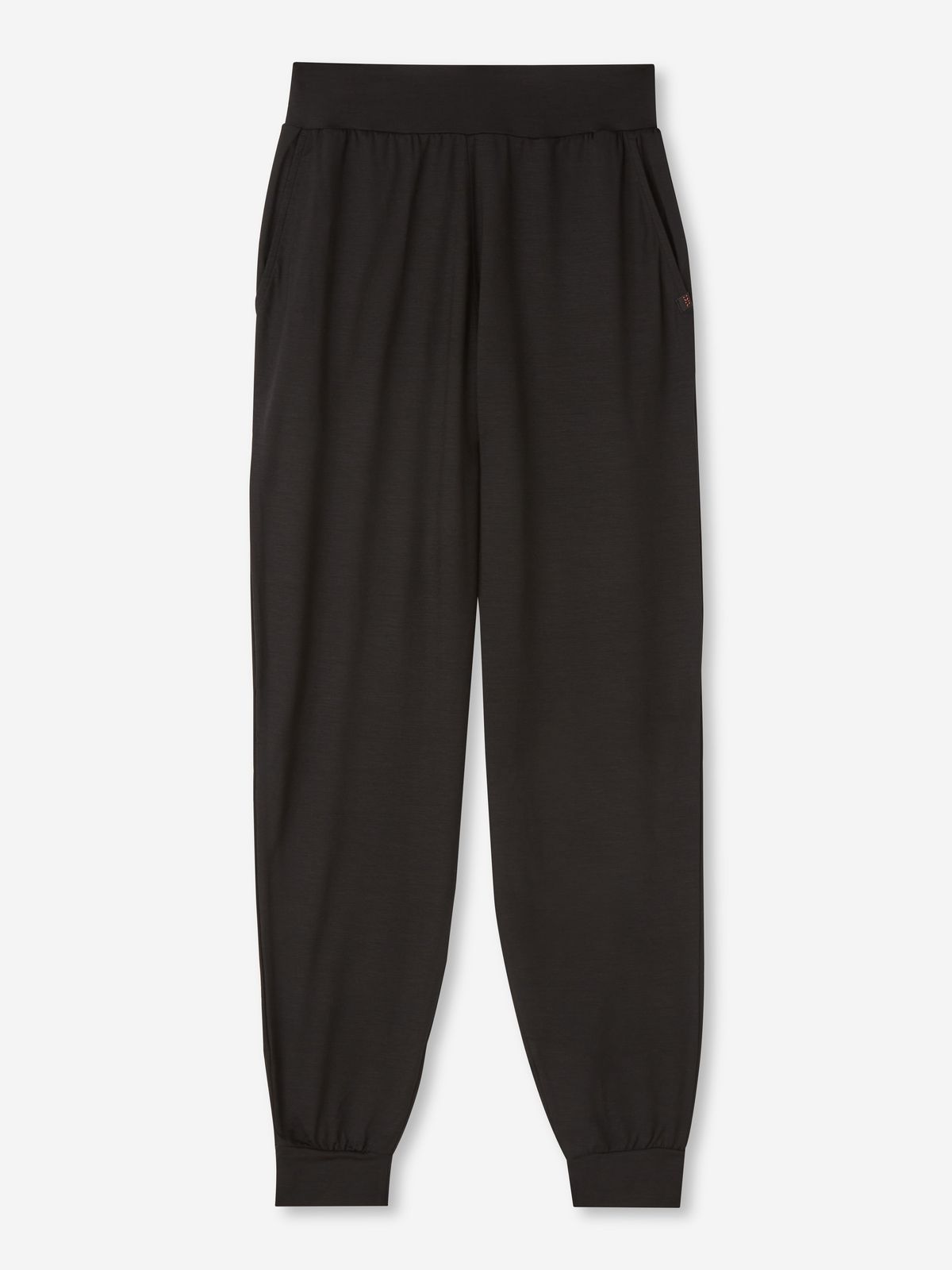 Basel Cotton Modal Hoodie & Sweatpants Set Black