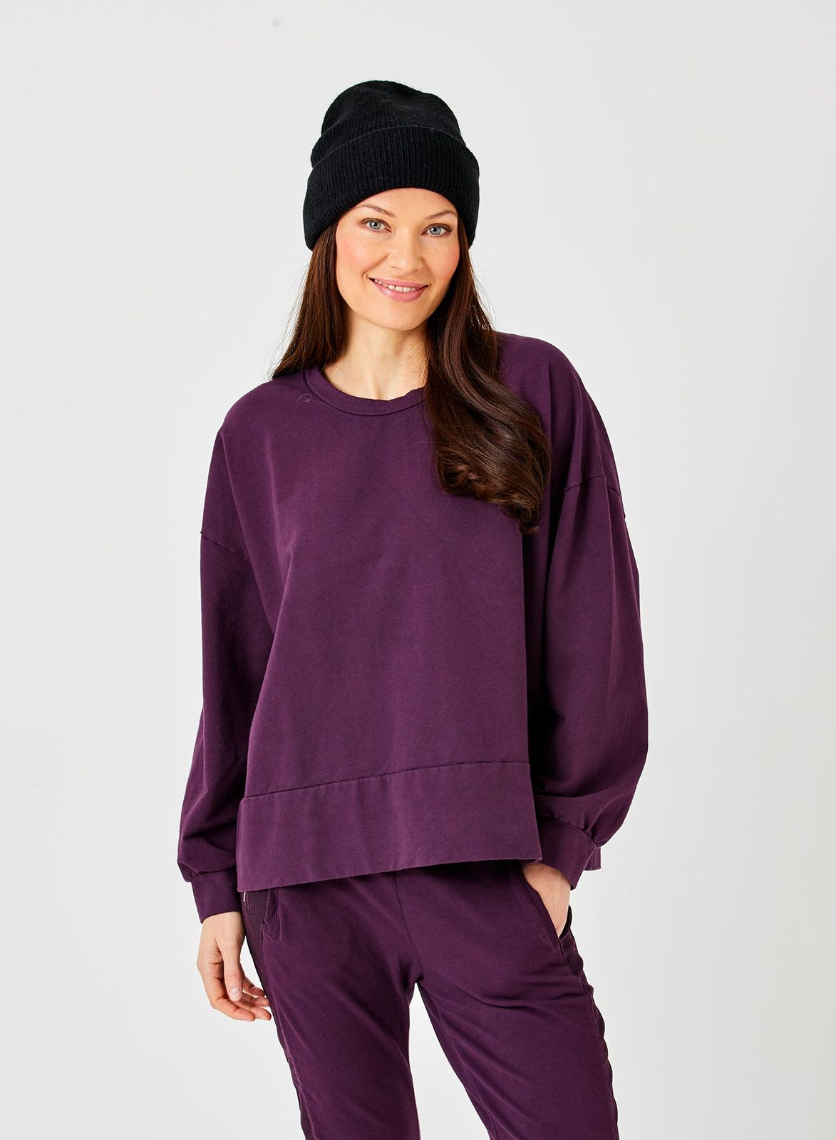 Marta Oversize Sweatshirt With Wide Hem
