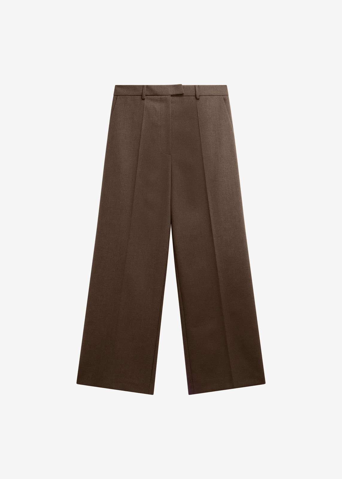 Brickell Flannel Trousers - Mocha