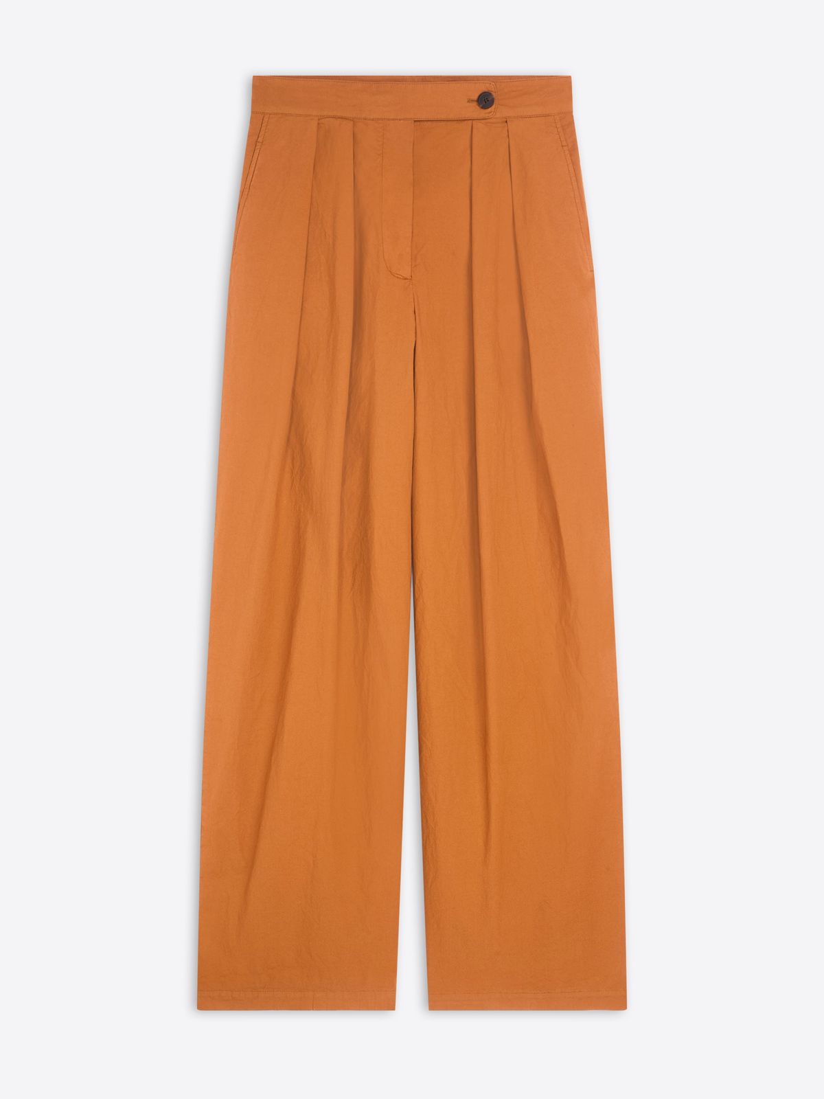 Wide pleated pants