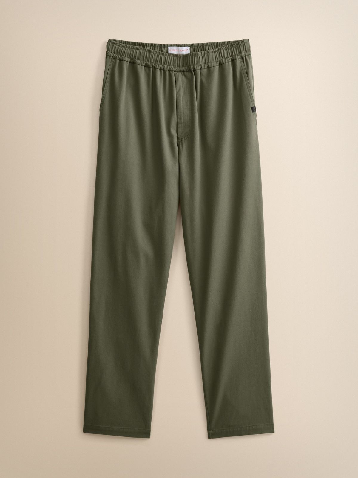 Harris Cotton Blend Trousers Khaki