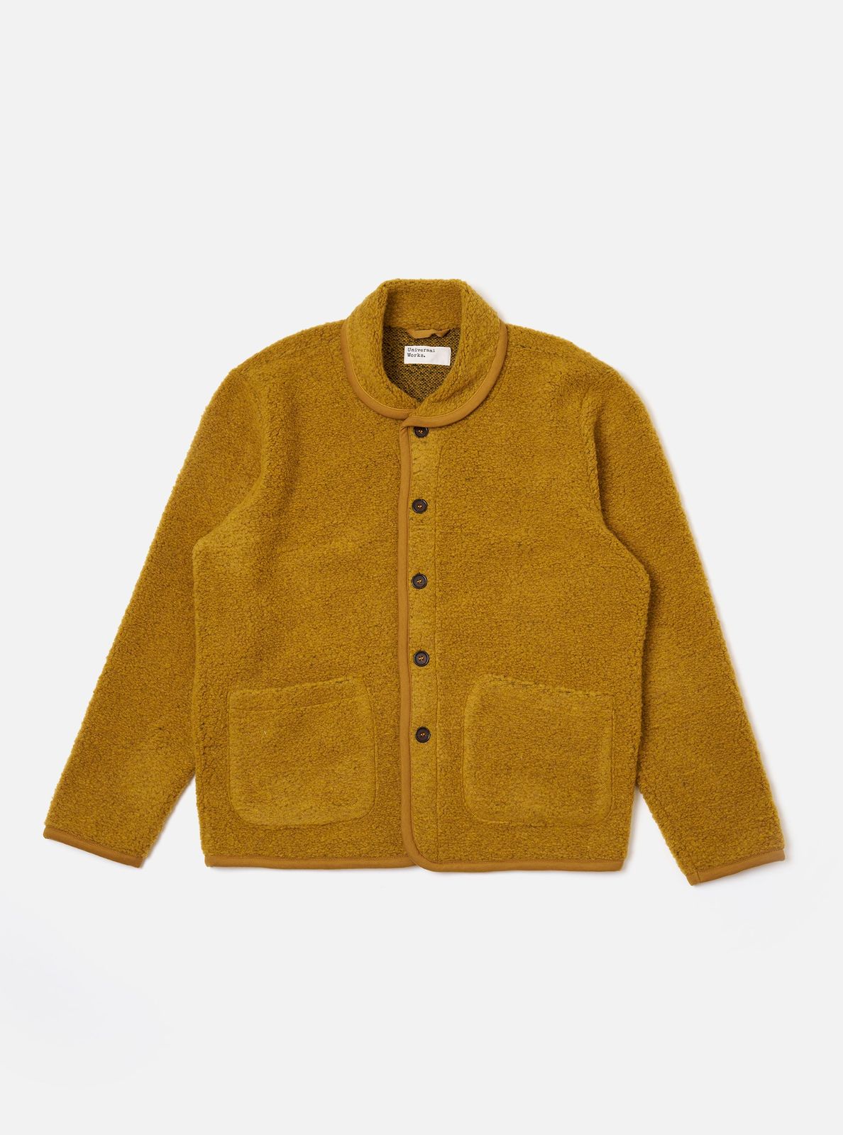Yellow Alvar Fleece Lancaster Jacket
