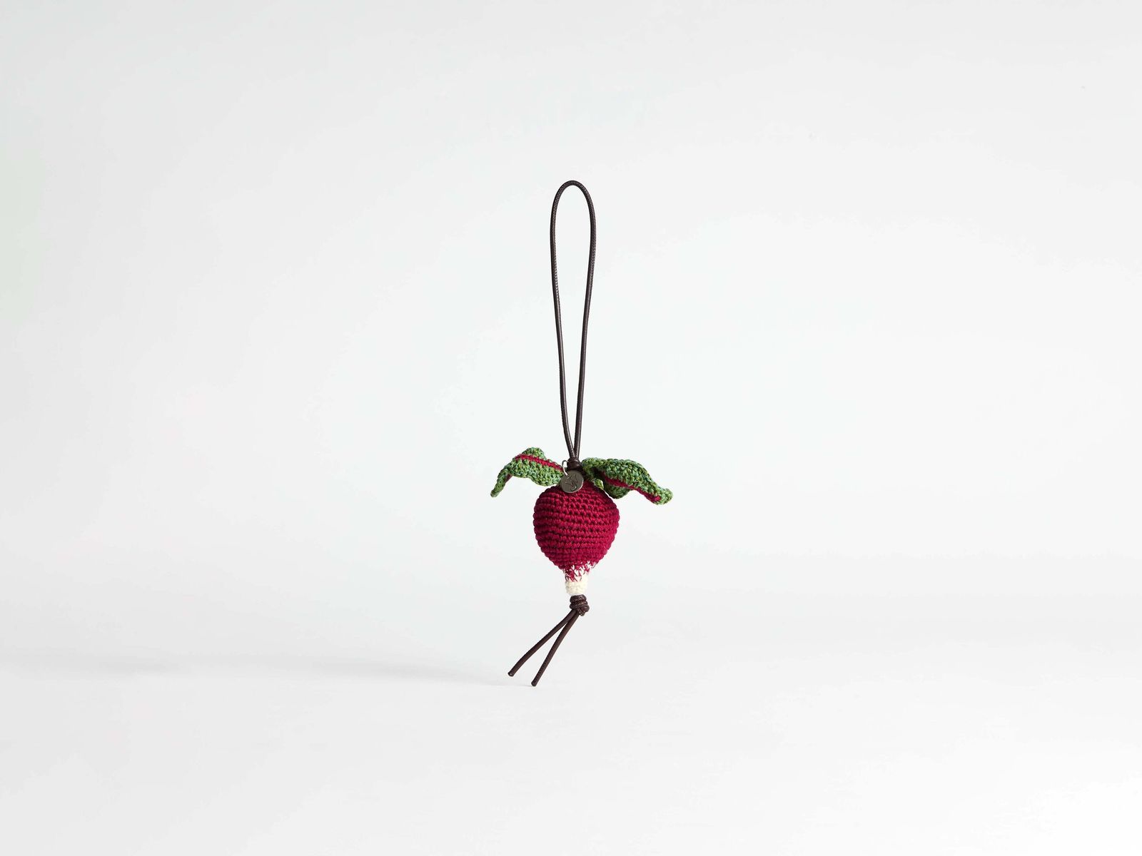 HAND-CROCHETED RADISH CHARM