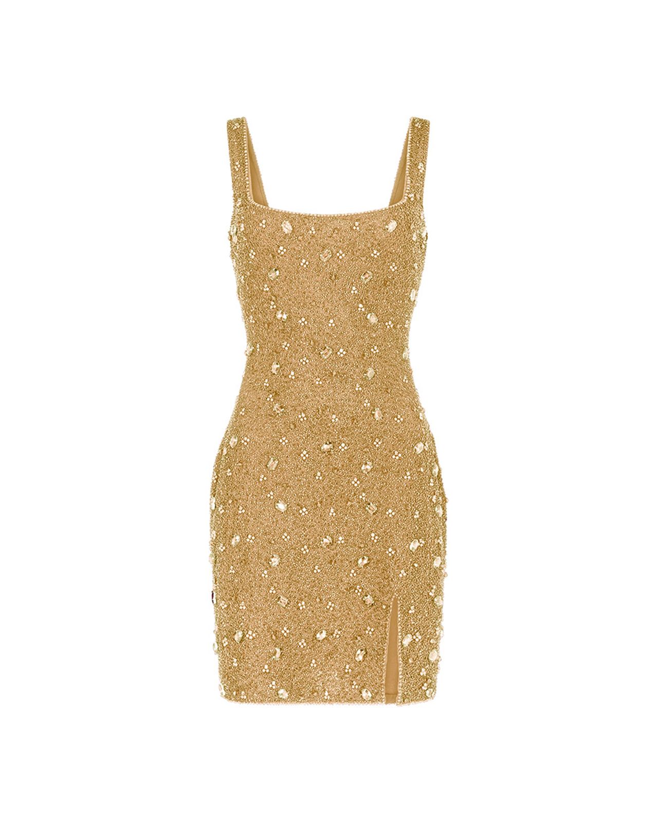 Kerri Mini Dress - Gold