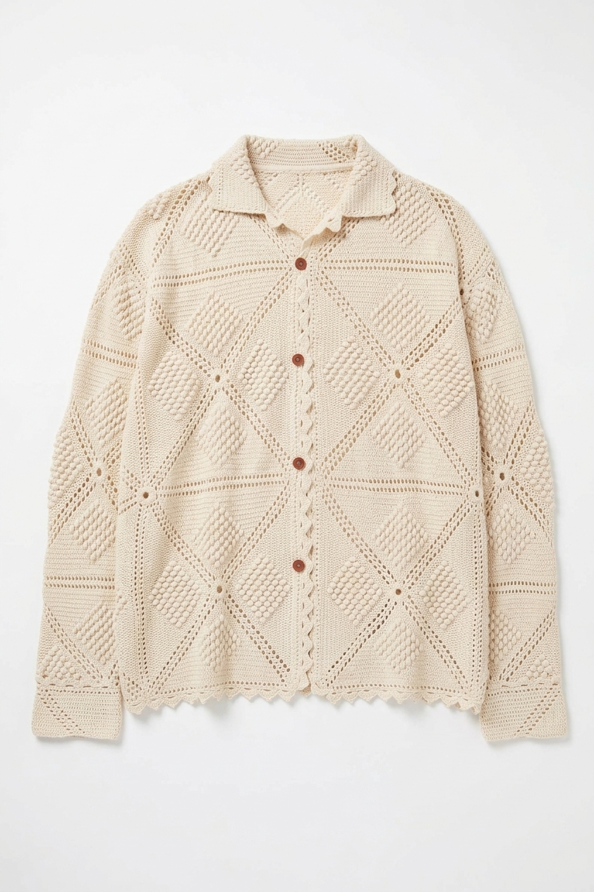 Antique Crochet Overshirt