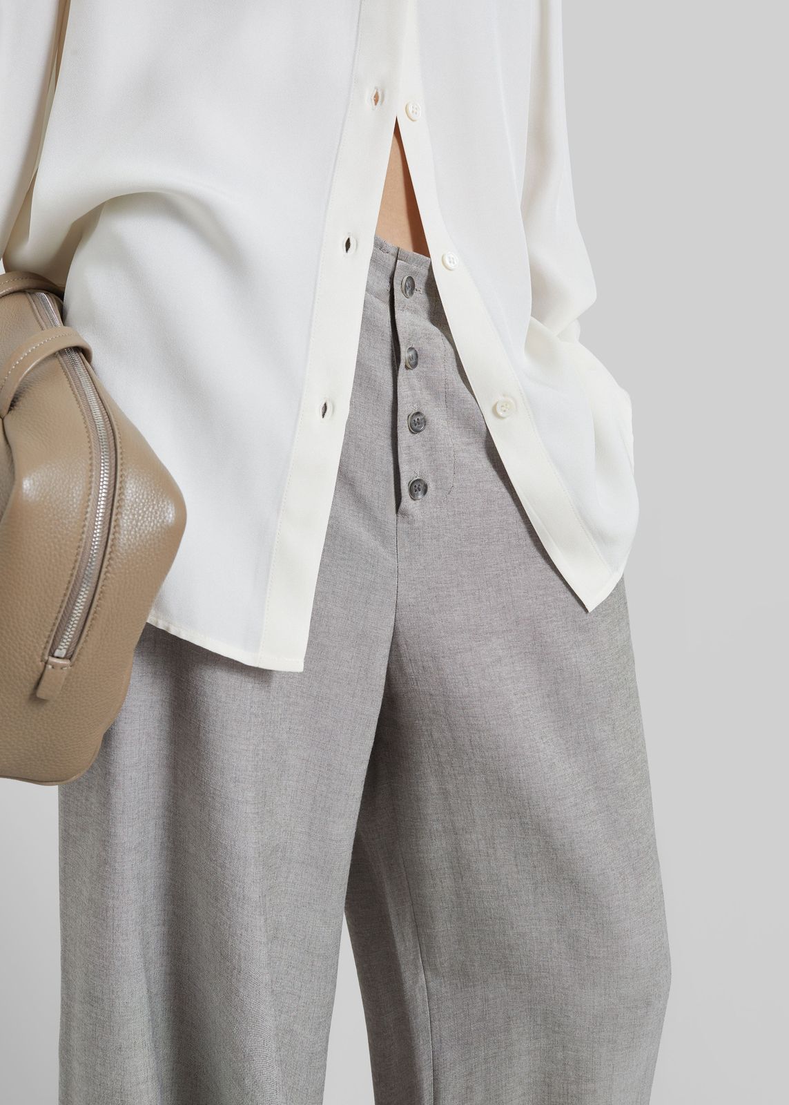 Vimont Balloon Pants - Taupe Melange
