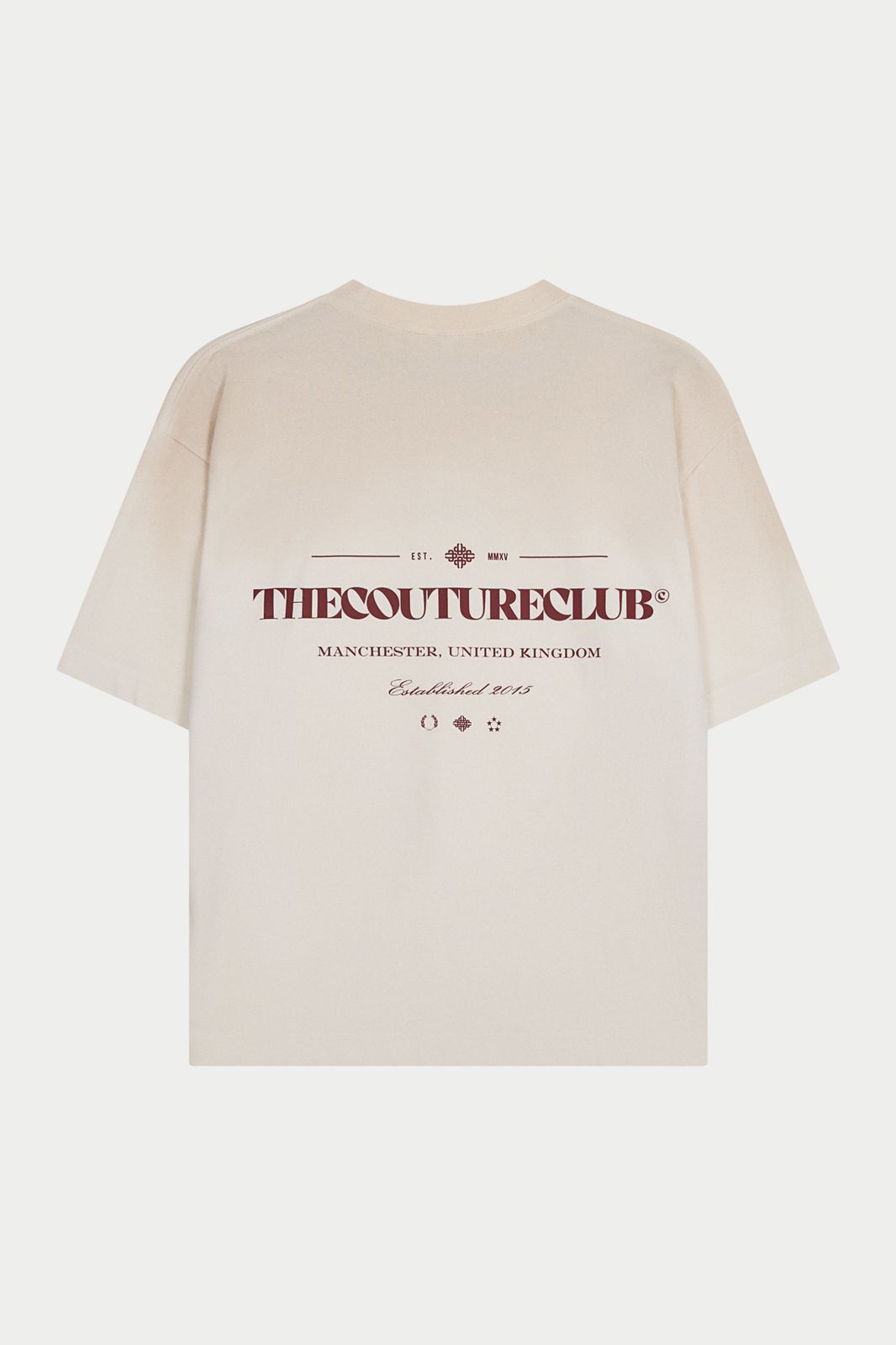 SPRAY WASH COPYRIGHT MULTI GRAPHIC T-SHIRT - OFF WHITE