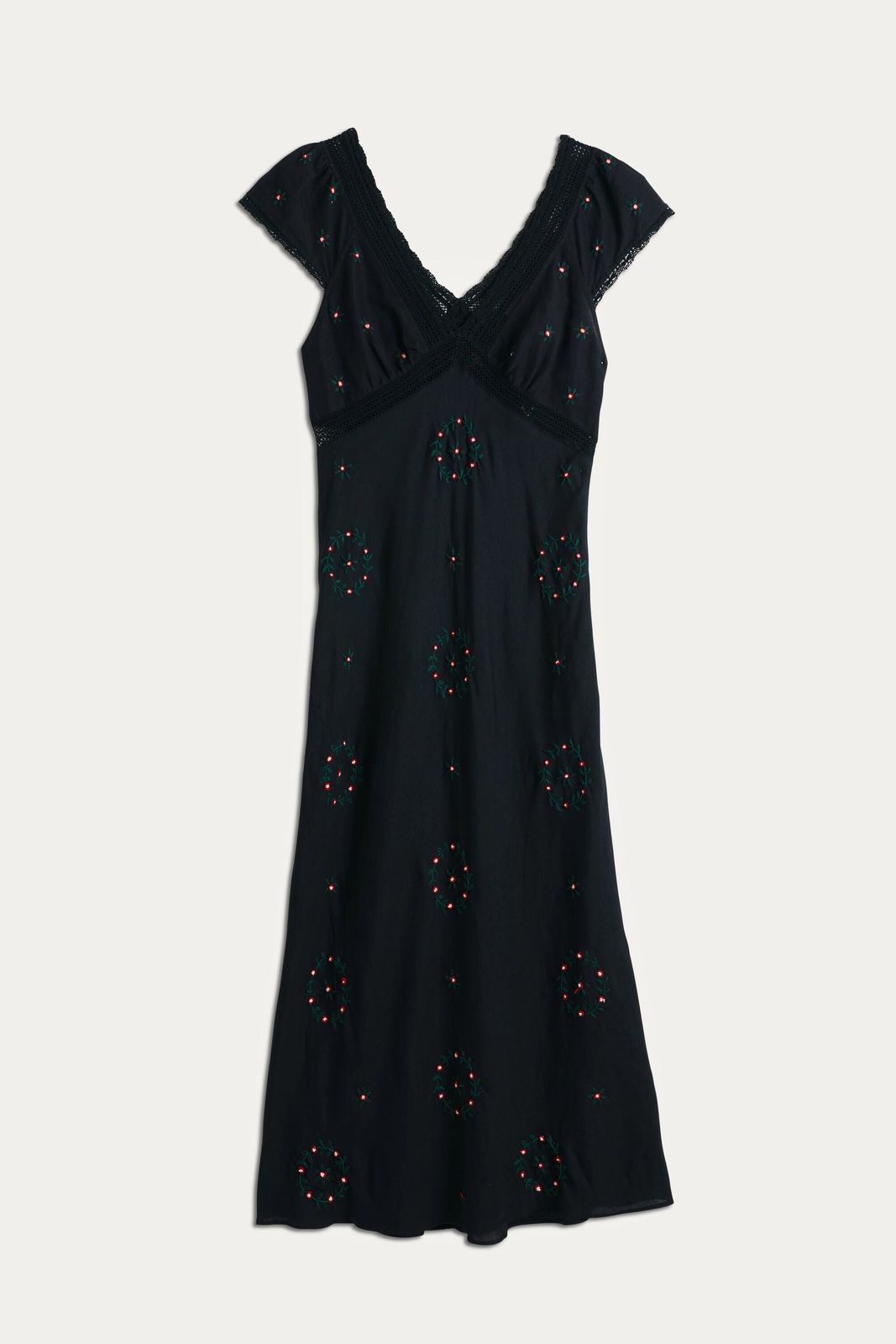 Iggy - Rose Trail Embroidery Black