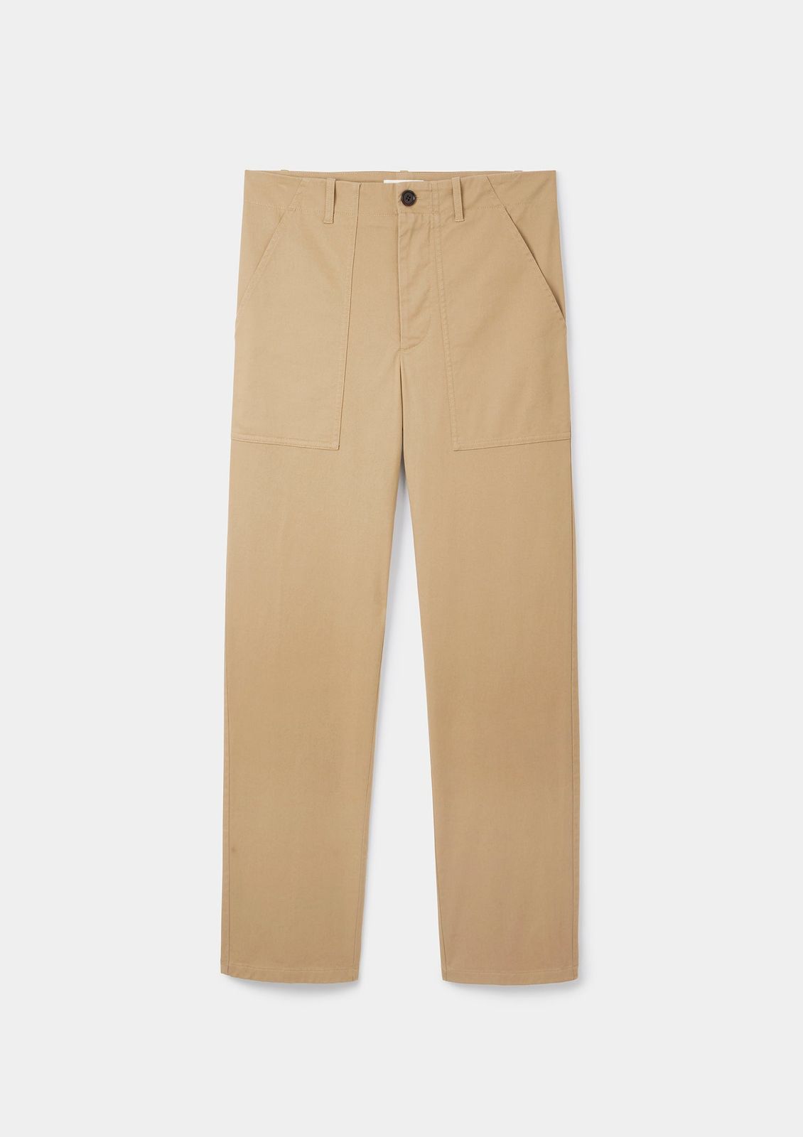 Sand Cotton Utility Trouser