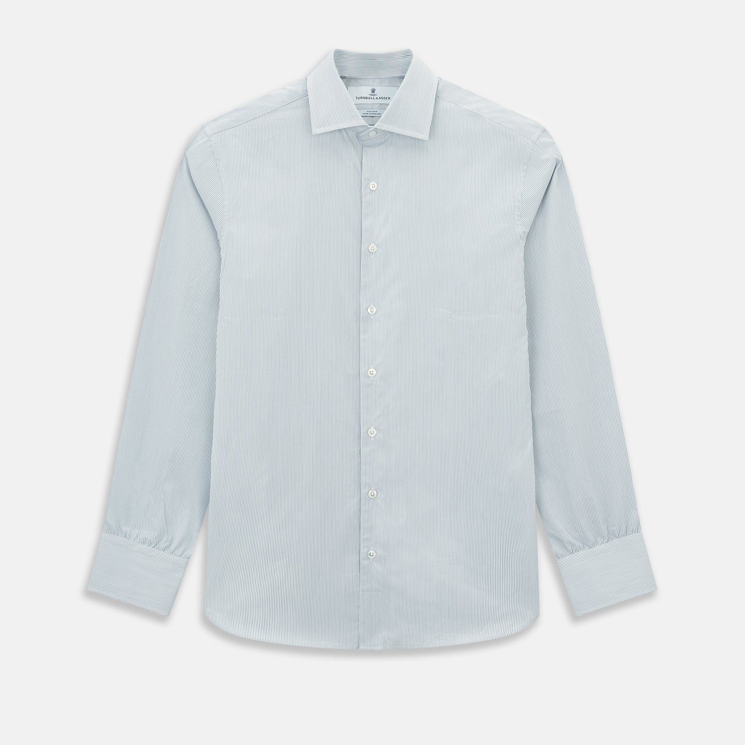 Steel Grey Micro-Tattersall Check Belgravia Shirt