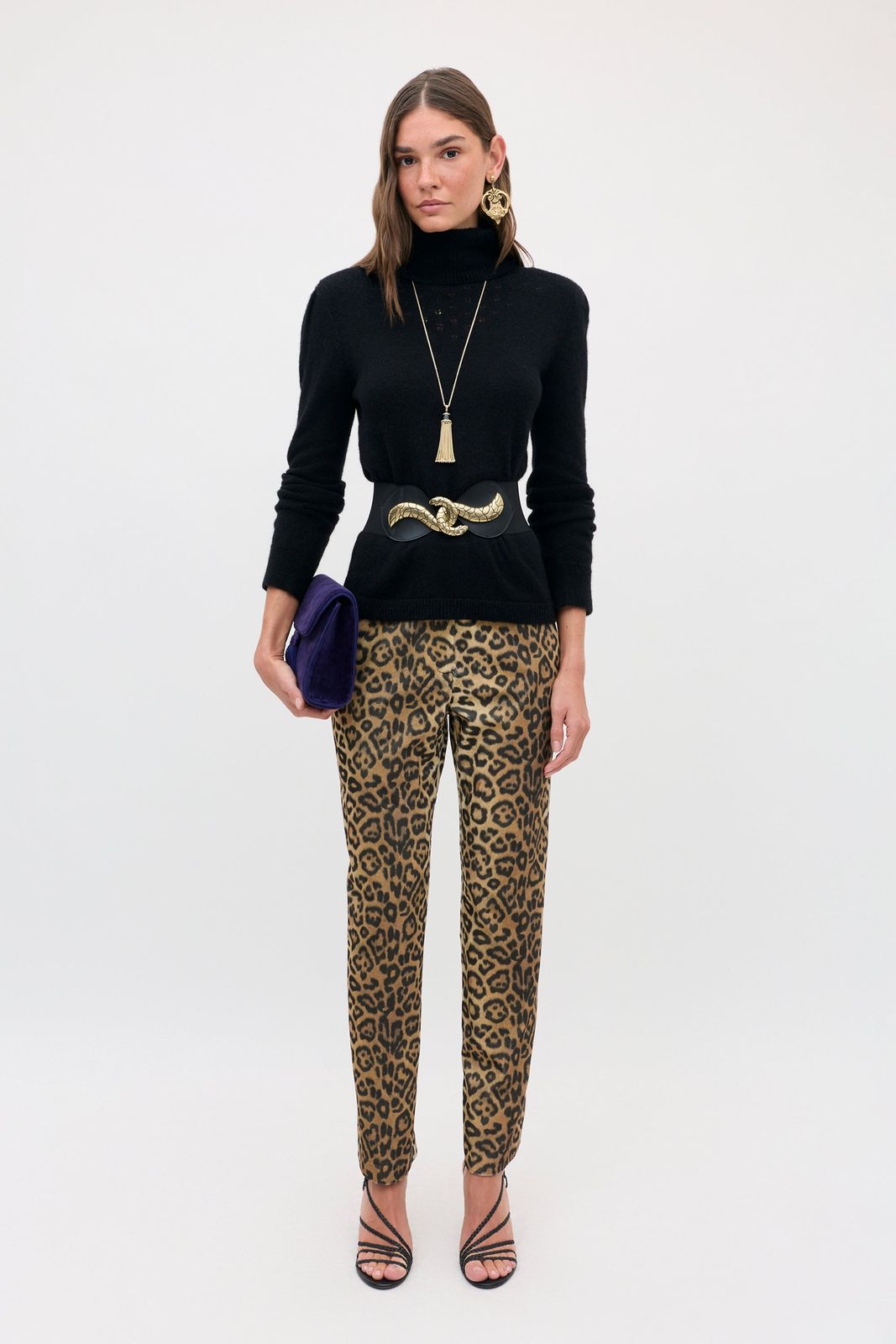 Sole - Savannah Leopard Brown