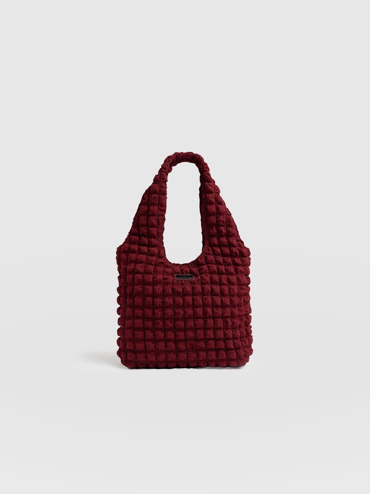 Soho Shoulder Tote Bag - Burgundy