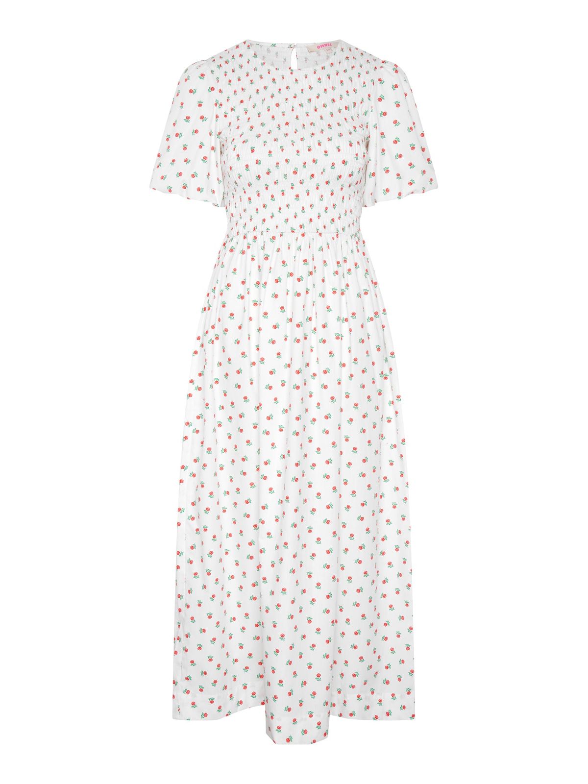 Terri Midi Dress In White