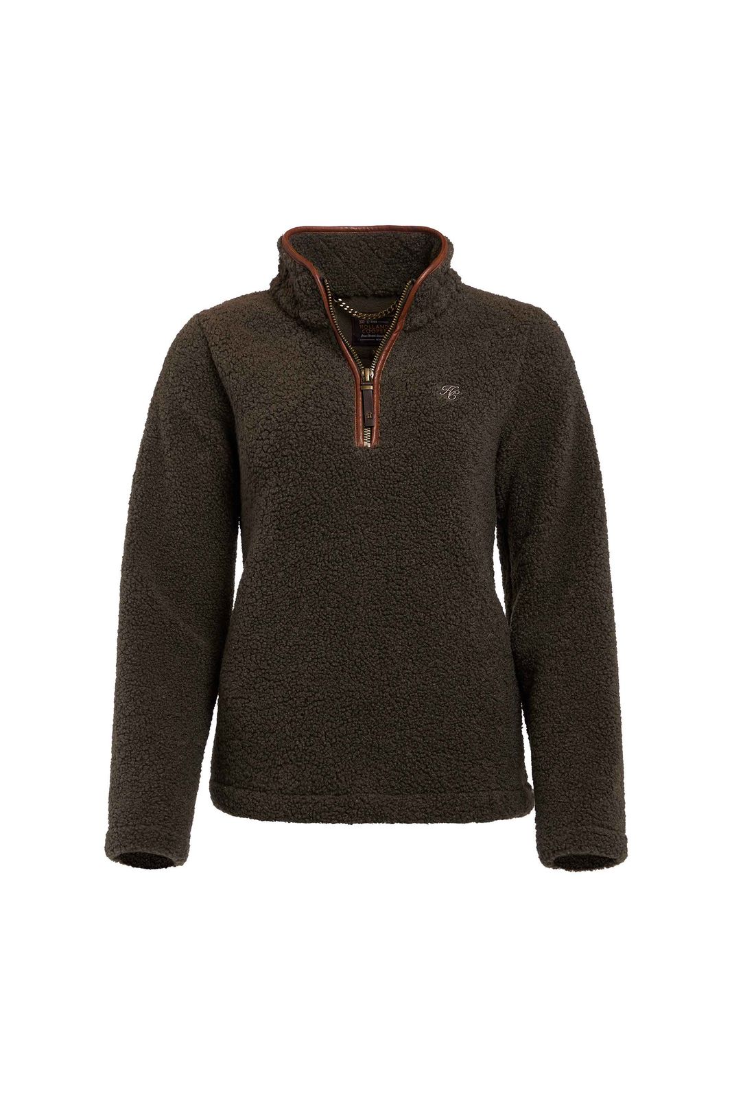 Country Fleece Quarter Zip (khaki Borg)