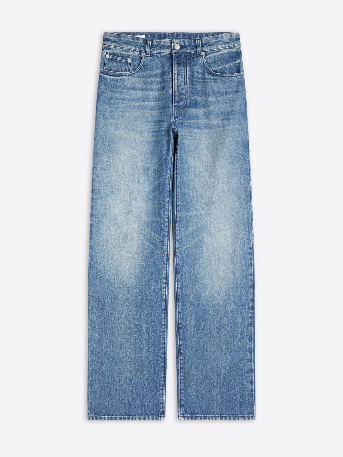 Loose denim pants