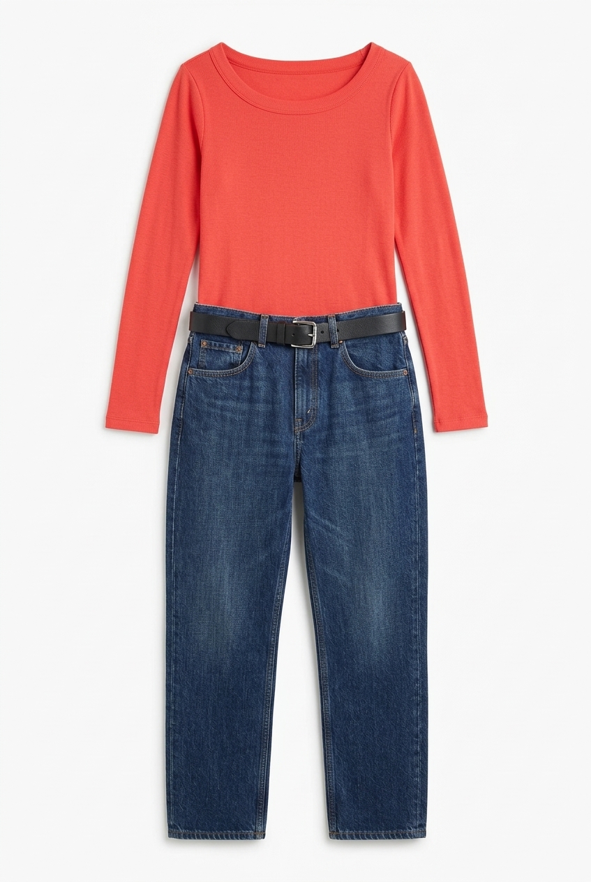 Bateau Slub Top