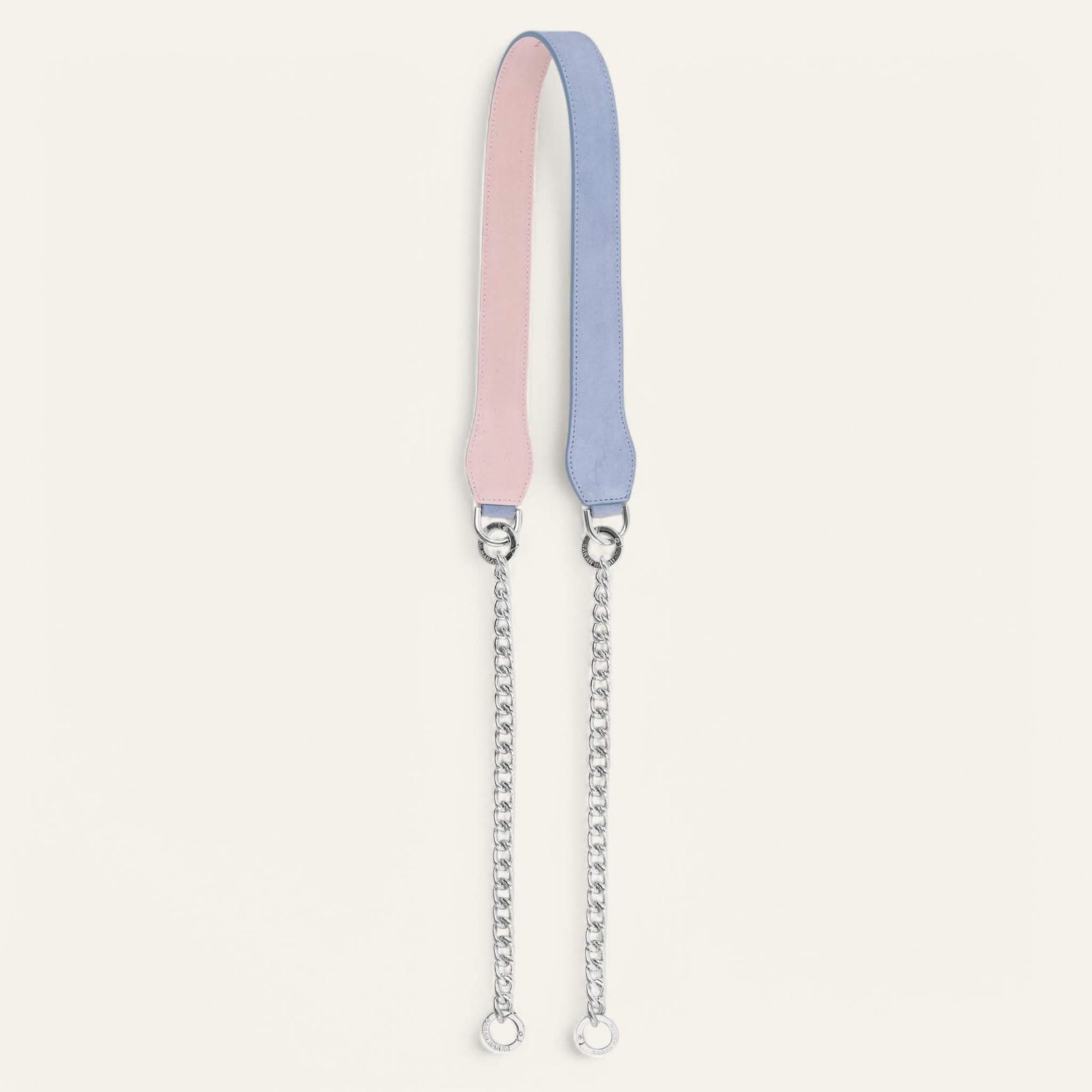 Gemini Strap | Periwinkle Soft Pink with Silver hardware