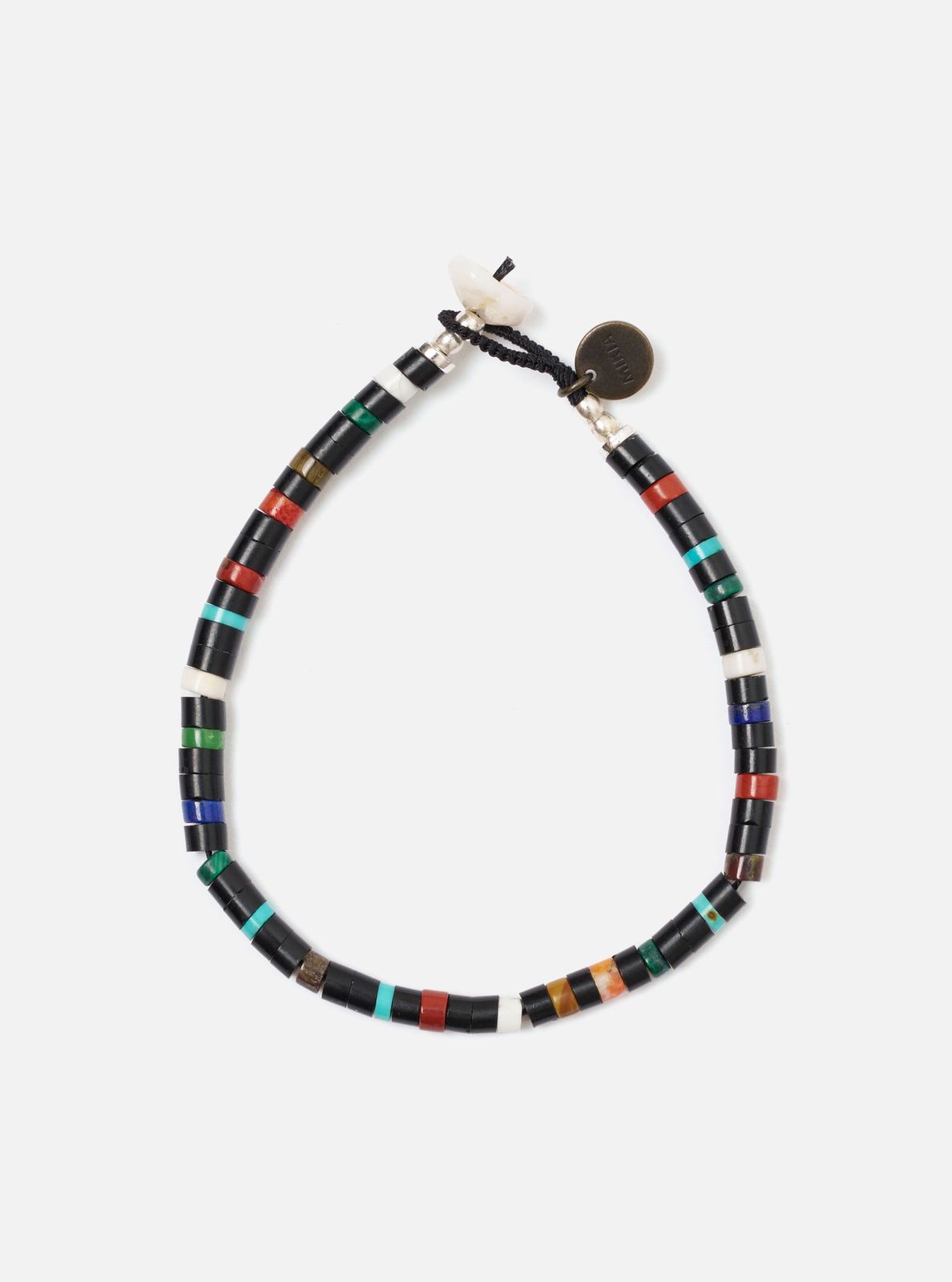 Mikia Jet Multi Heishi Beads Bracelet