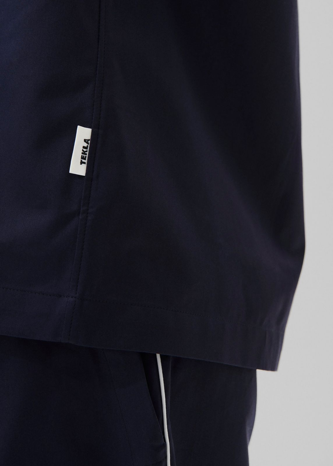 Tekla Sateen Pyjama Shirt - Chelsea