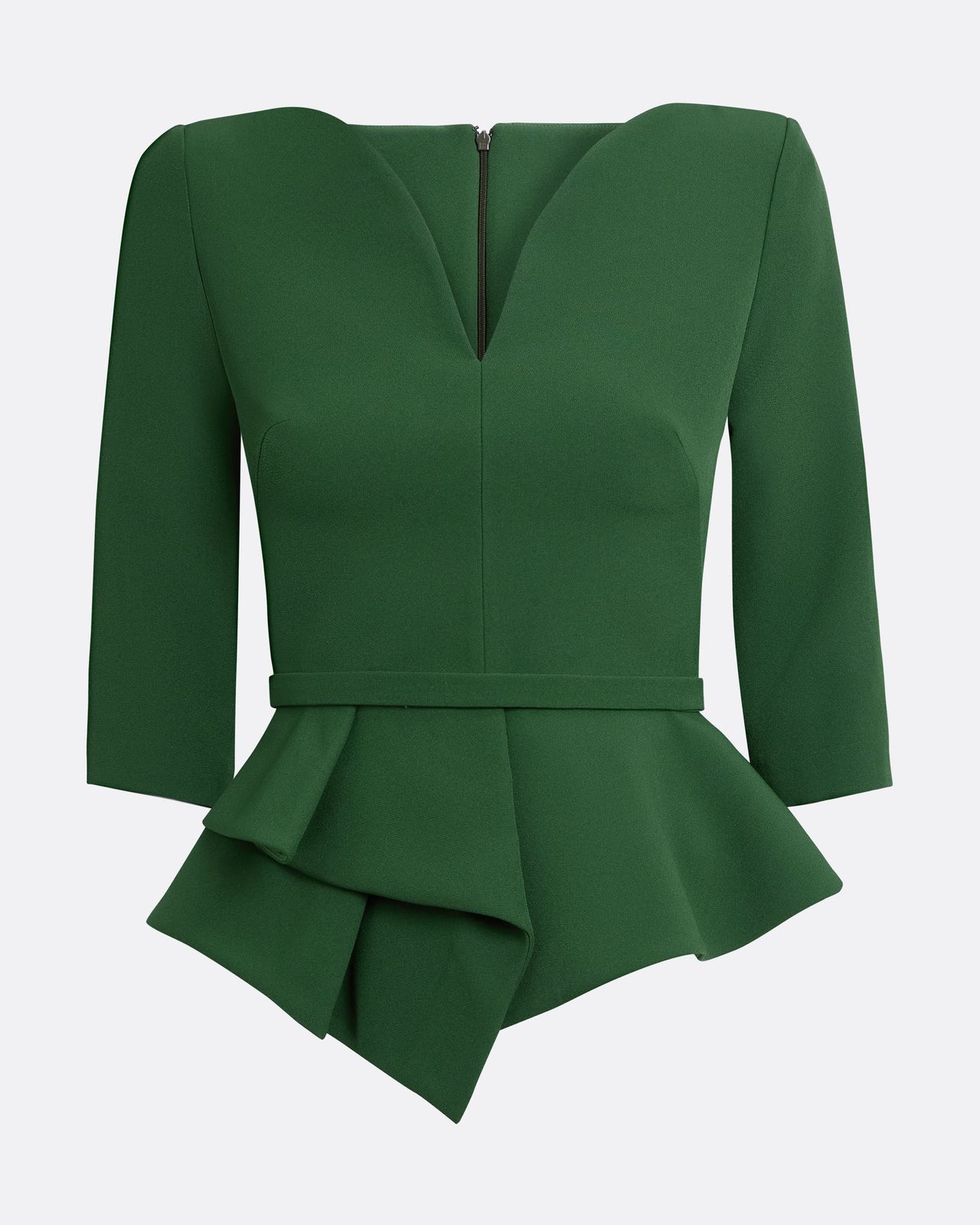 Dion Top In Moss Green