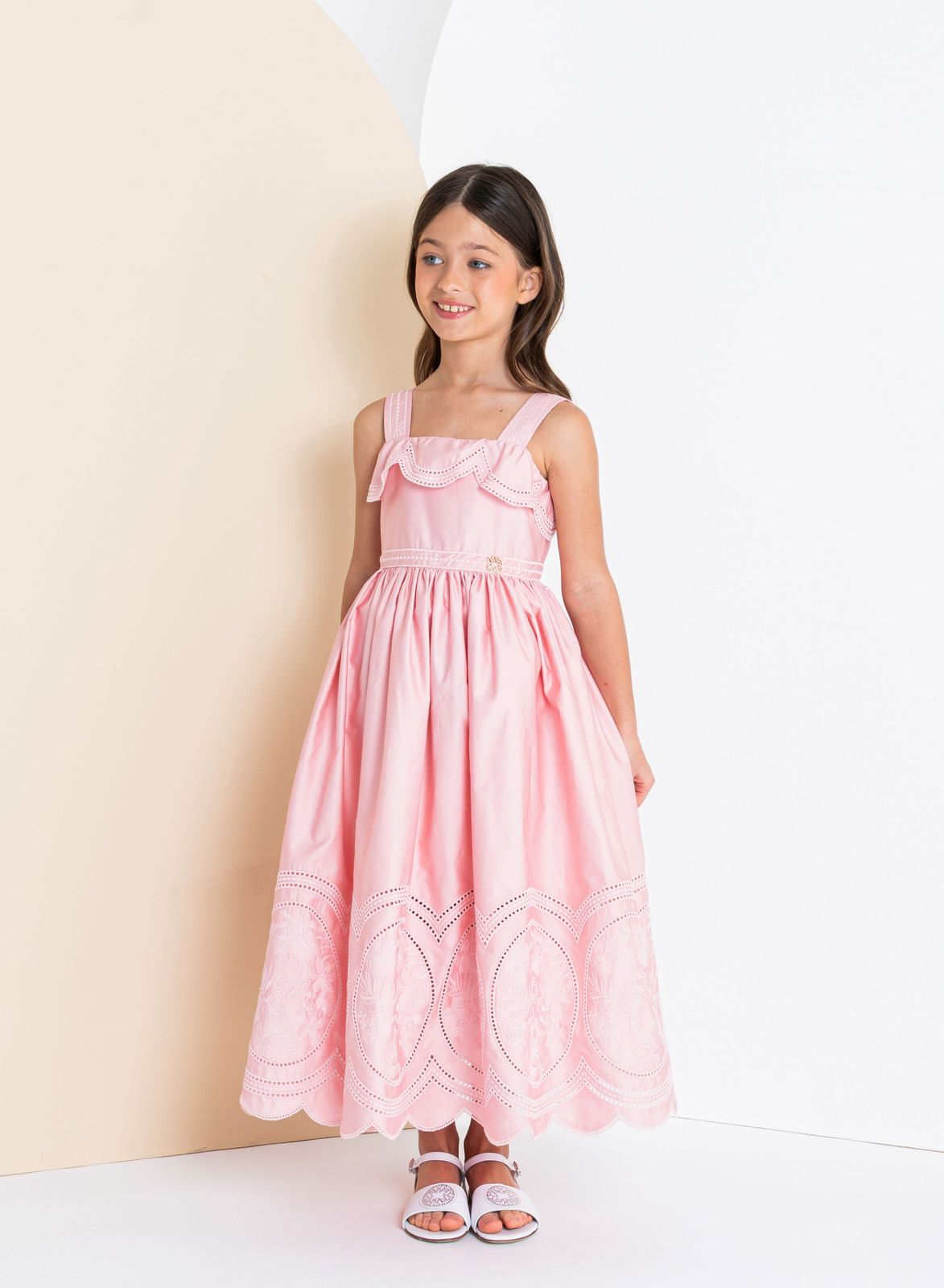 Embroidered Cotton Dress