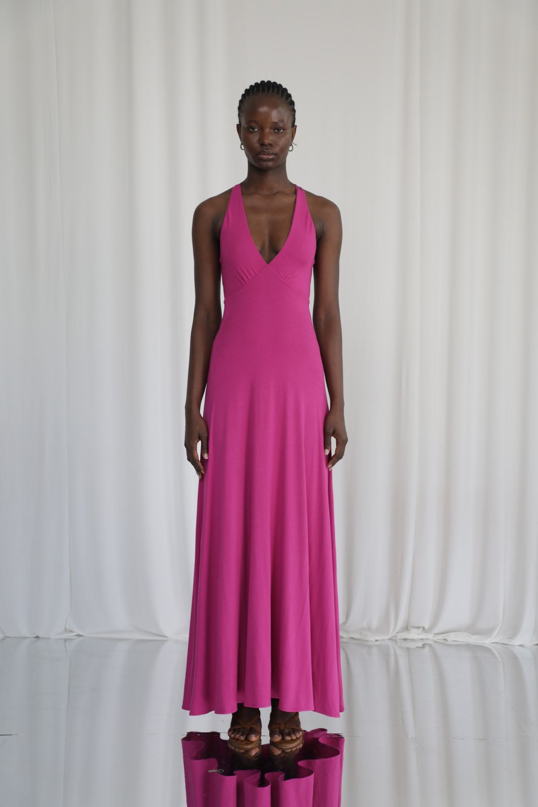 Nova Plunge Maxi Dress