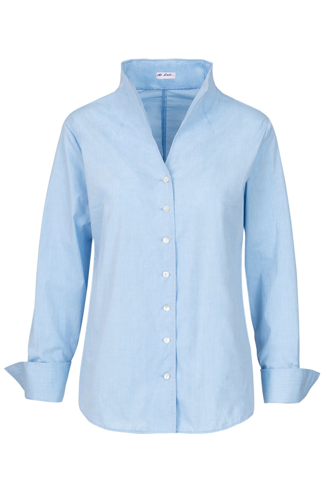 Cotton Chelsea Shirt In Ice Blue