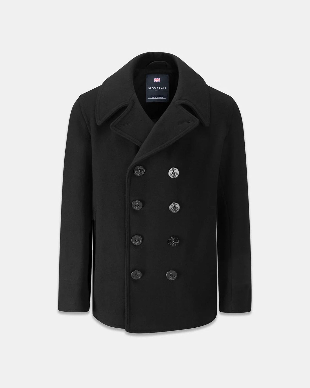 Men's Admiralty Melton Wool Peacoat