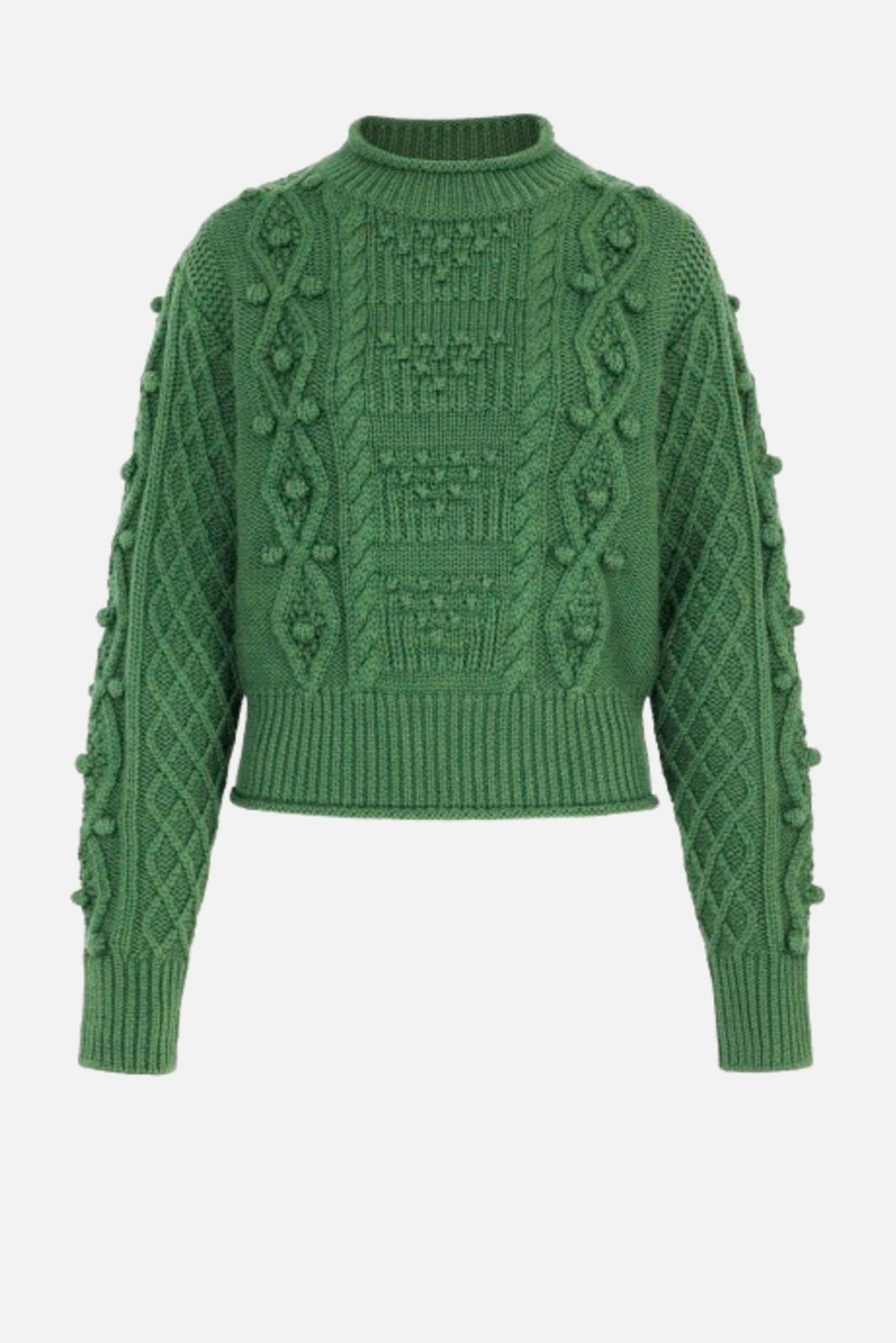 Milo Knit in Forest Green Cashfeel Melange