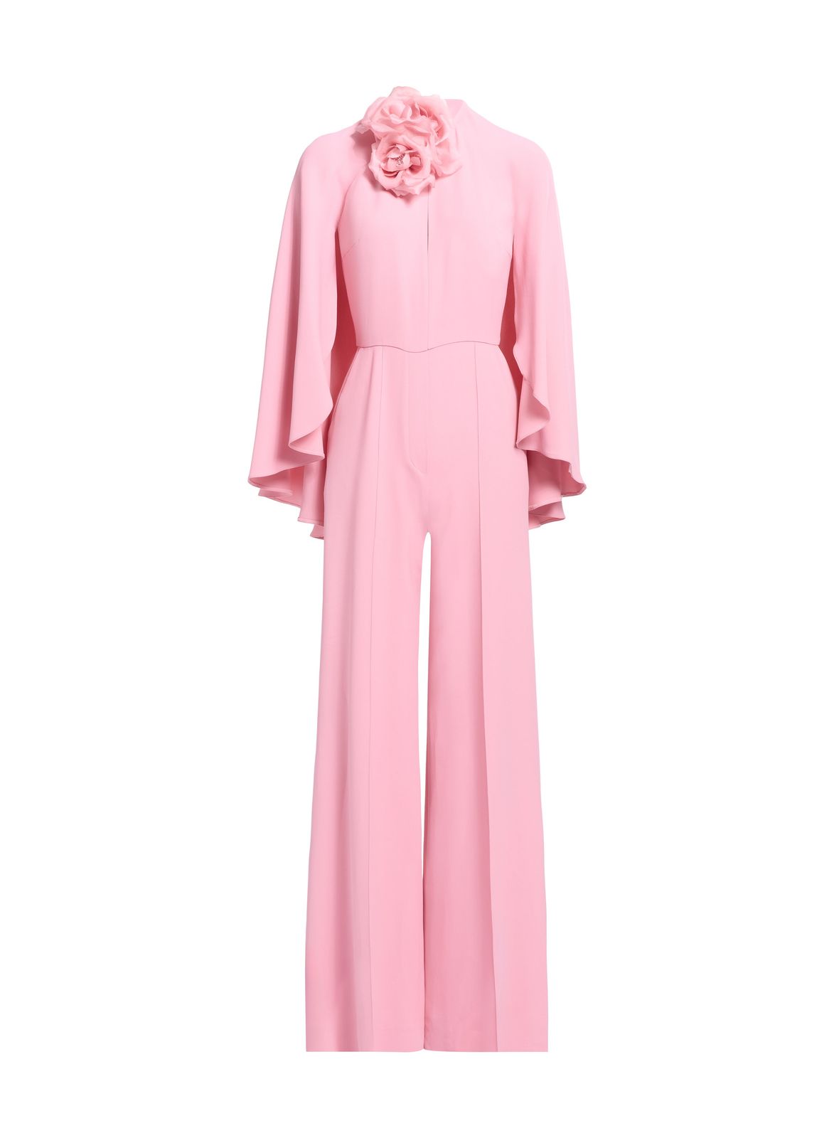Flower Embellished Cady Jumpsuit