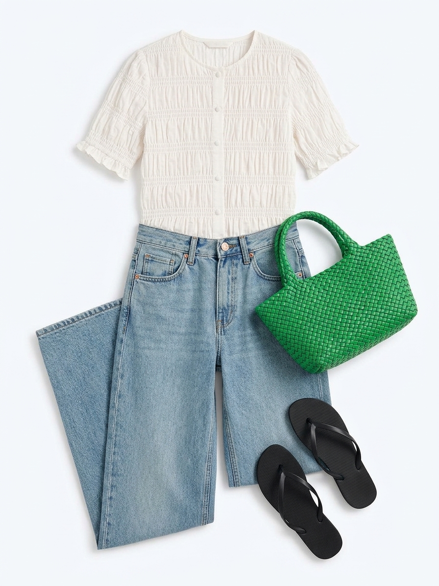 Burke Top In White