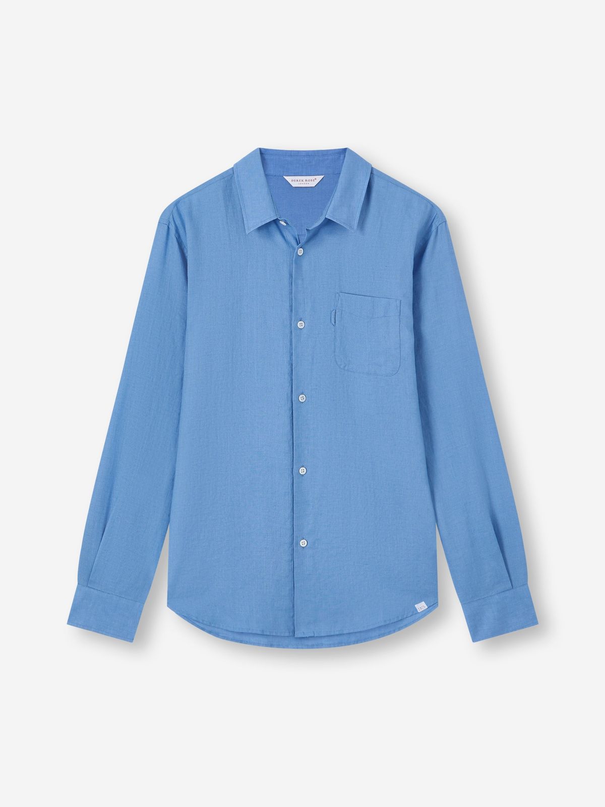 Monaco Linen Shirt Santorini Blue