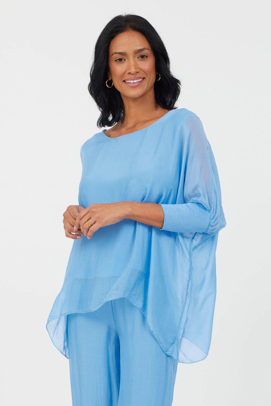 Pablo Silk Double Layer Floaty Top