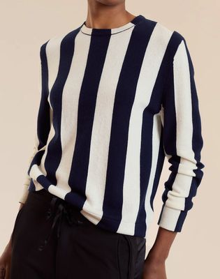 Sideline Striped Sweater