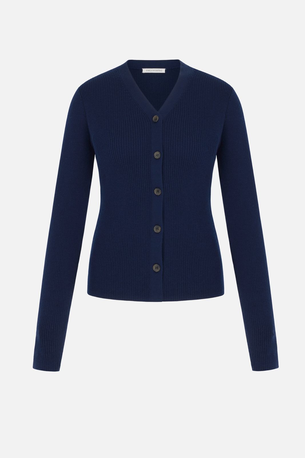 Ash Cardigan in Navy Merino Wool