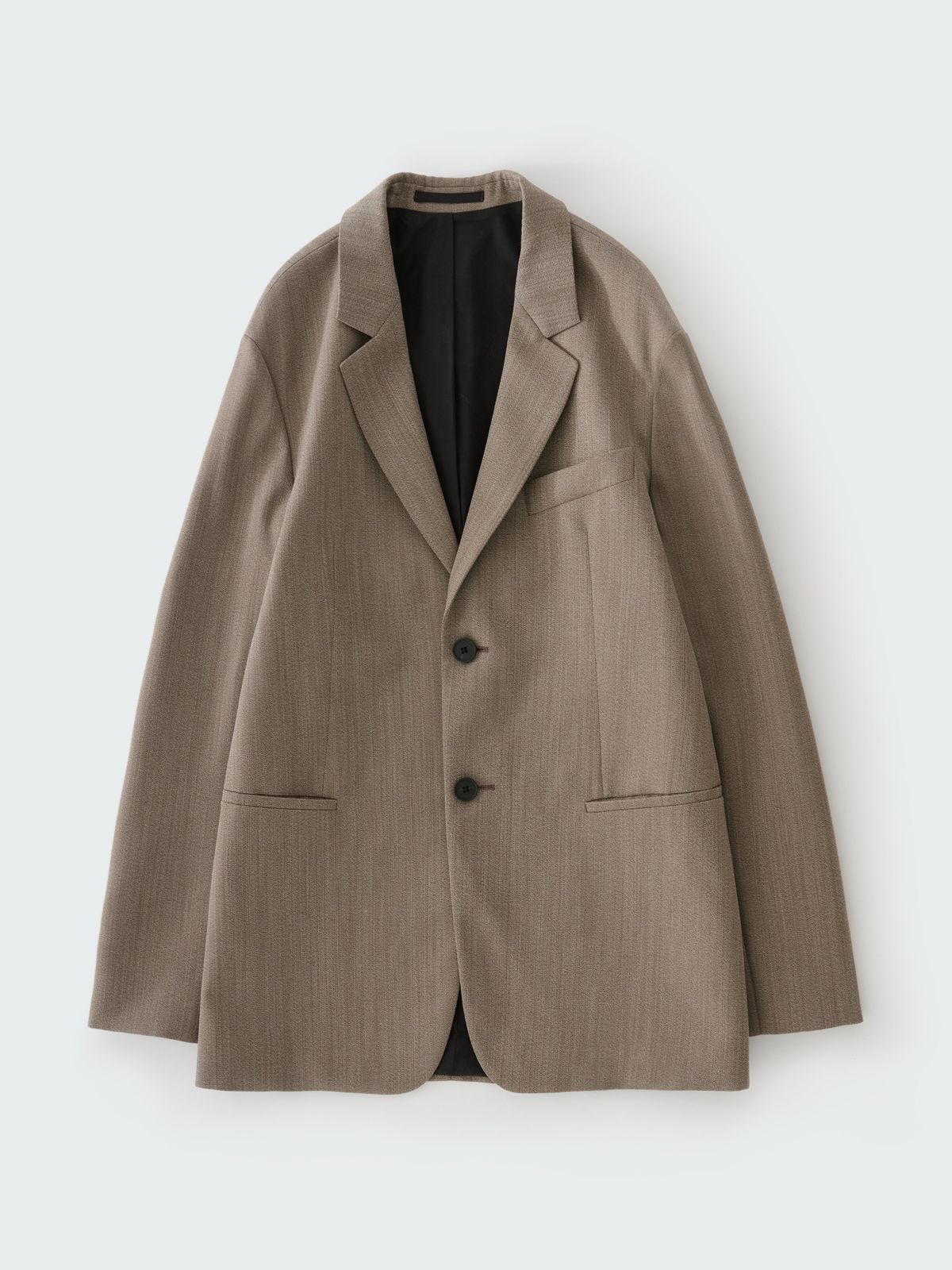 Roversi Wool Jacket In Bark Melange