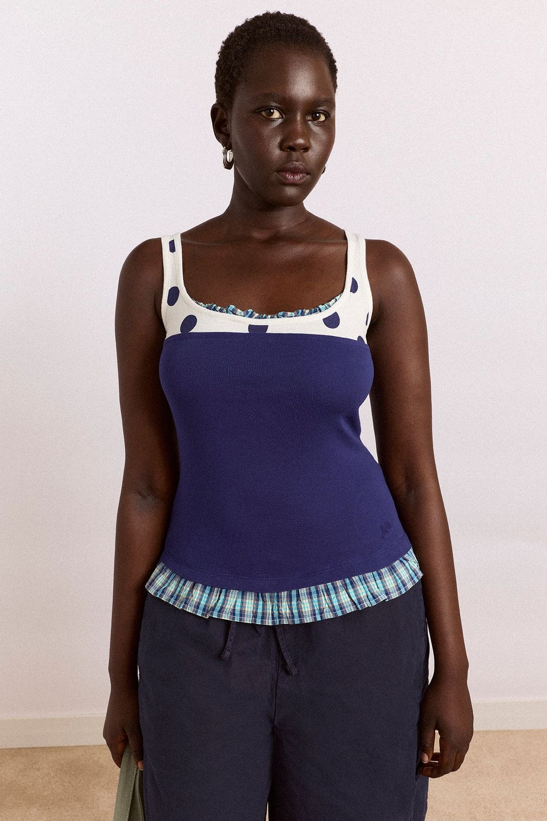 Idelle Jersey Top - Navy