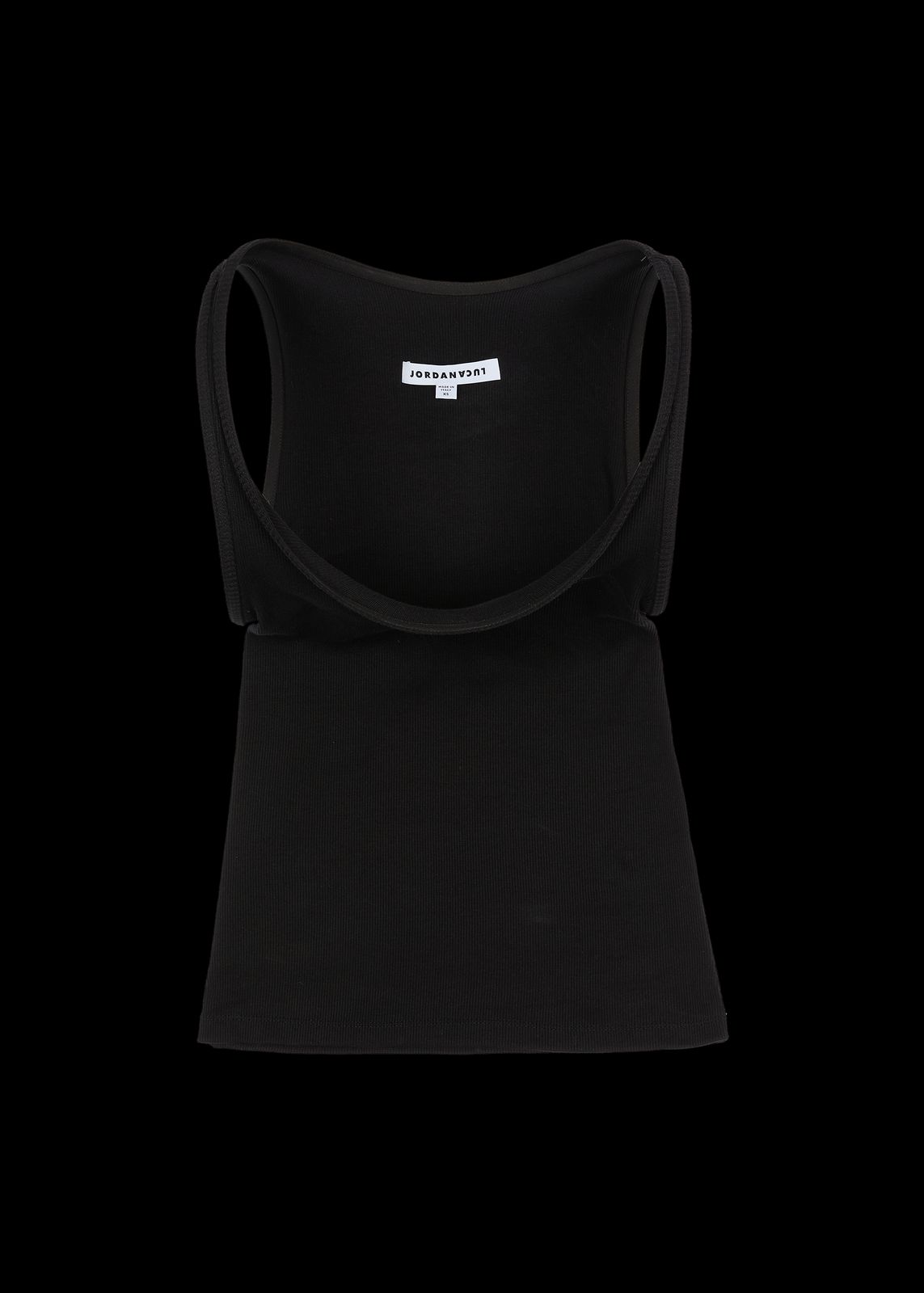 BLUR TANK TOP BLACK