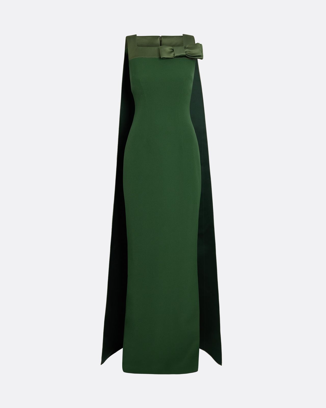 Harley Long Dress In Moss Green