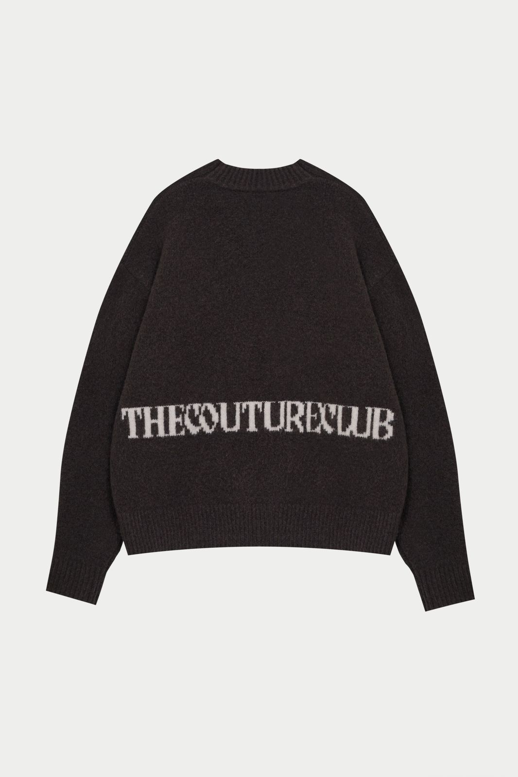 COPYRIGHT BRUSHED KNIT JUMPER - BROWN