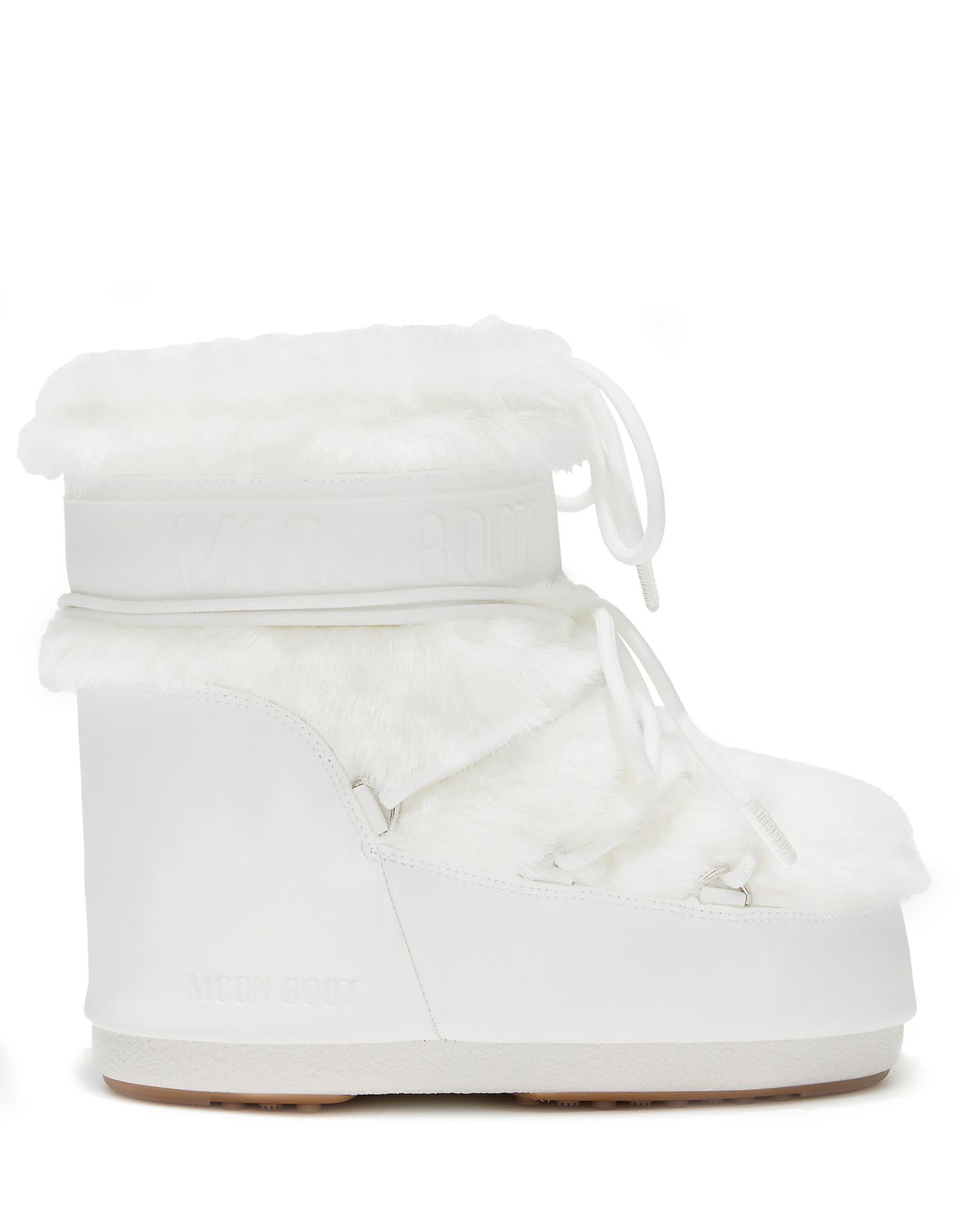 MB Icon Low Faux Fur Optical White 80D1409390