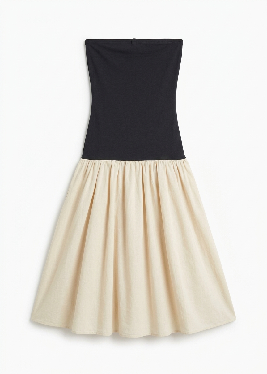 By Malene Birger Marcia Cotton Mini Dress - Oyster Gray