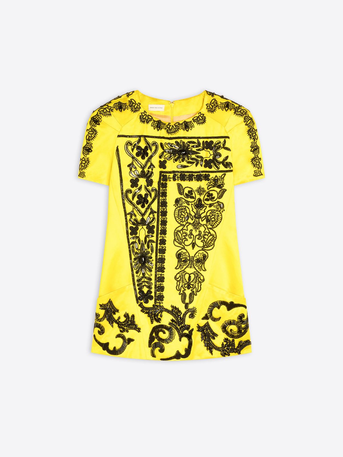 Embroidered tailored top