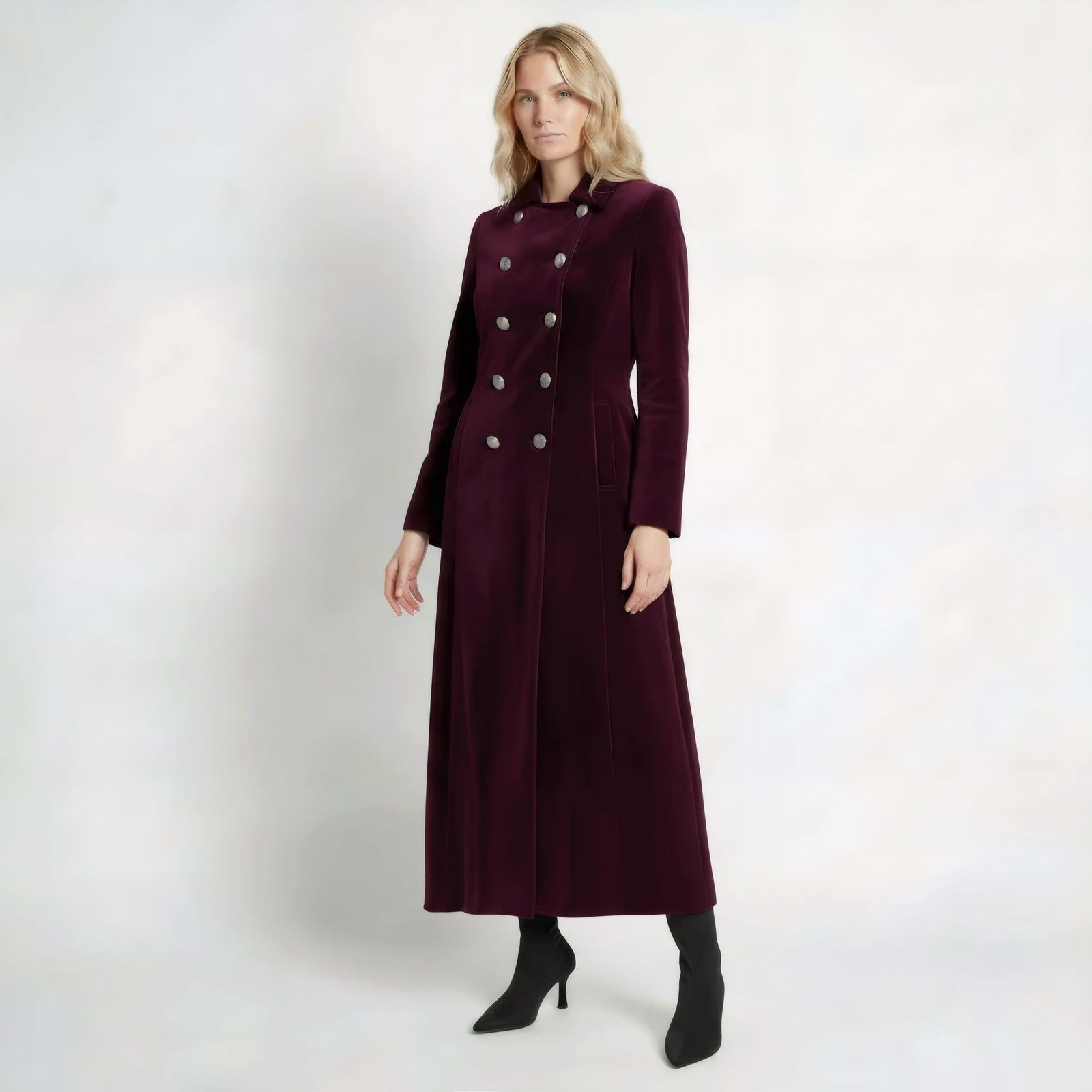 Electra Purple Velvet Coat - Limited Edition