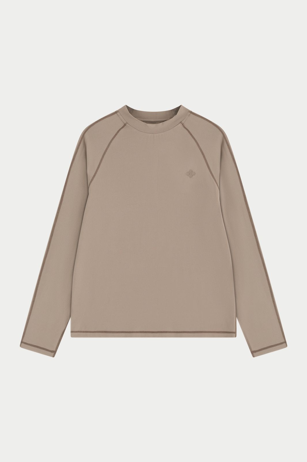 LONG SLEEVE TRAINING TOP - SAND