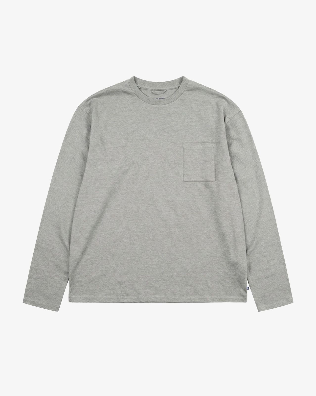 7010 Essential long sleeve t-shirt - grey marl