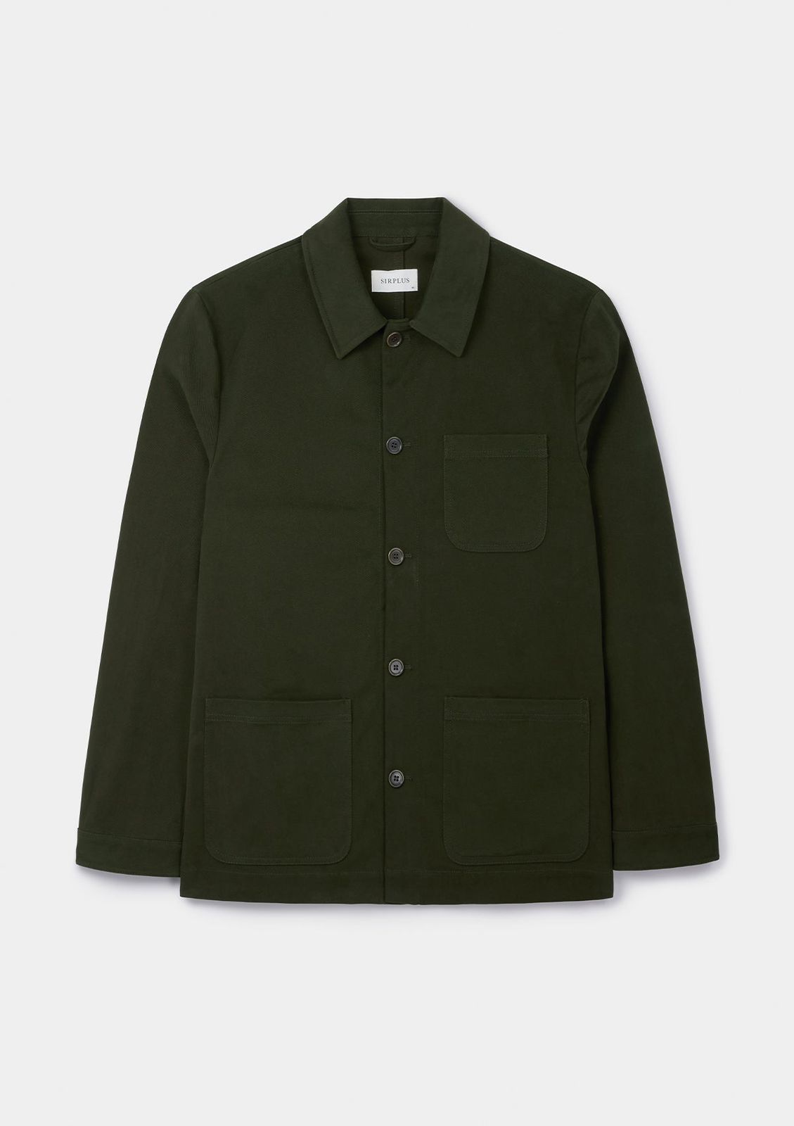 Olive Cotton Chore Jacket