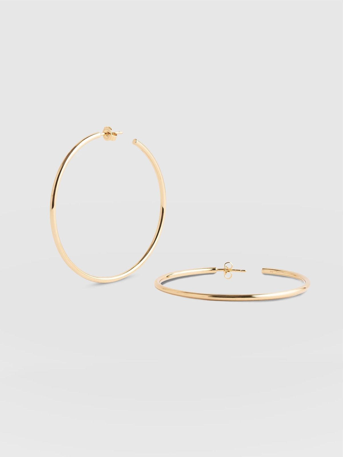 Hoop Large Earrings - Gold
